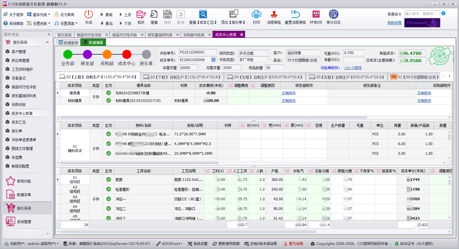 成本中心核算